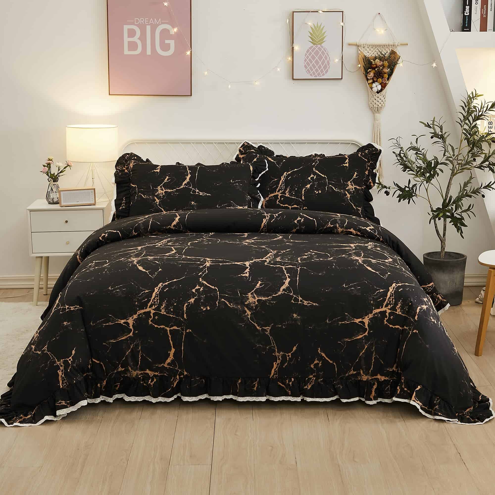 Softta Juego de Funda de Edredón de Algodón 100% con