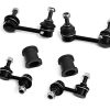 6 piezas Enlace de barra estabilizadora delantera trasera