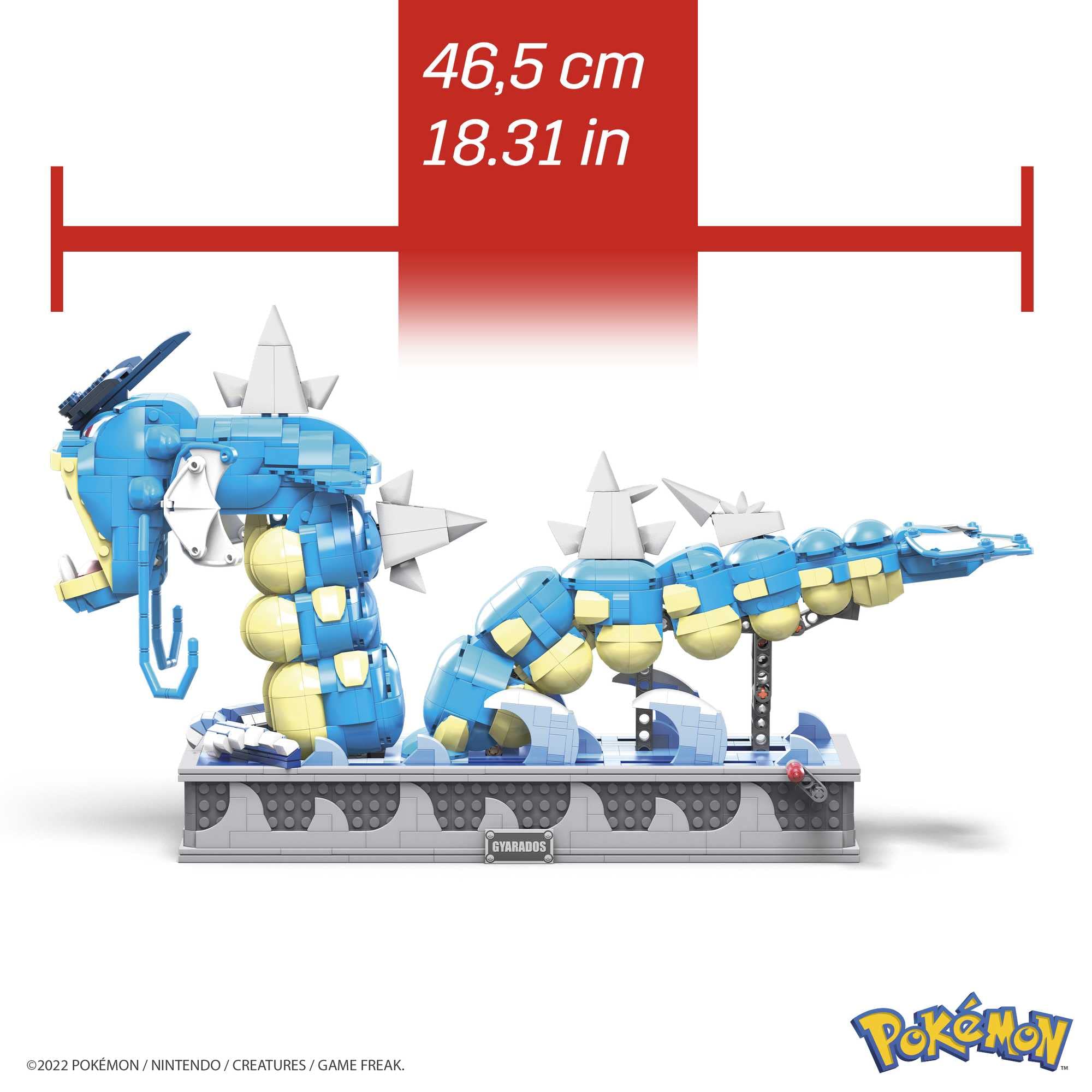 Set de Construcción MEGA de Pok�mon, Gyarados en Movimiento - Imagen 5