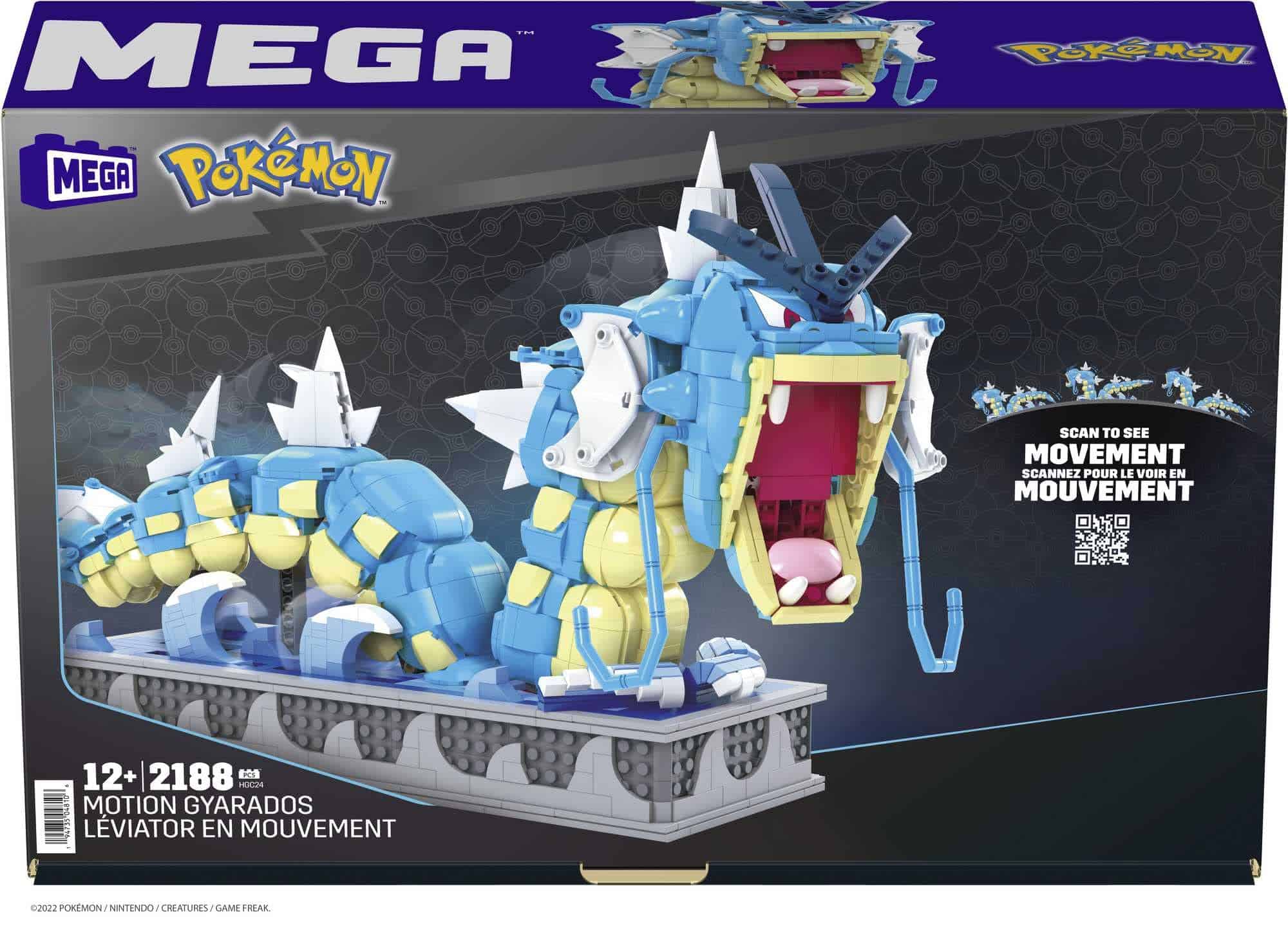 Set de Construcción MEGA de Pok�mon, Gyarados en Movimiento - Imagen 8