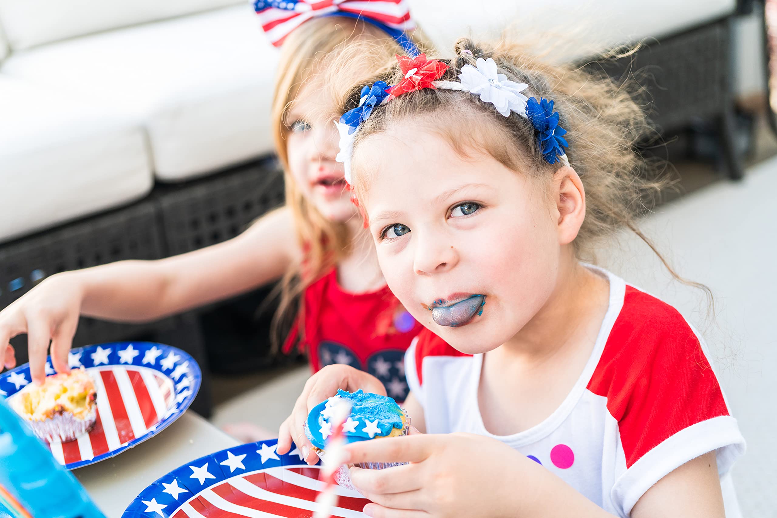 Piñata Grande de 5 Puntas Estrella Roja, Blanca y Azul - Imagen 8