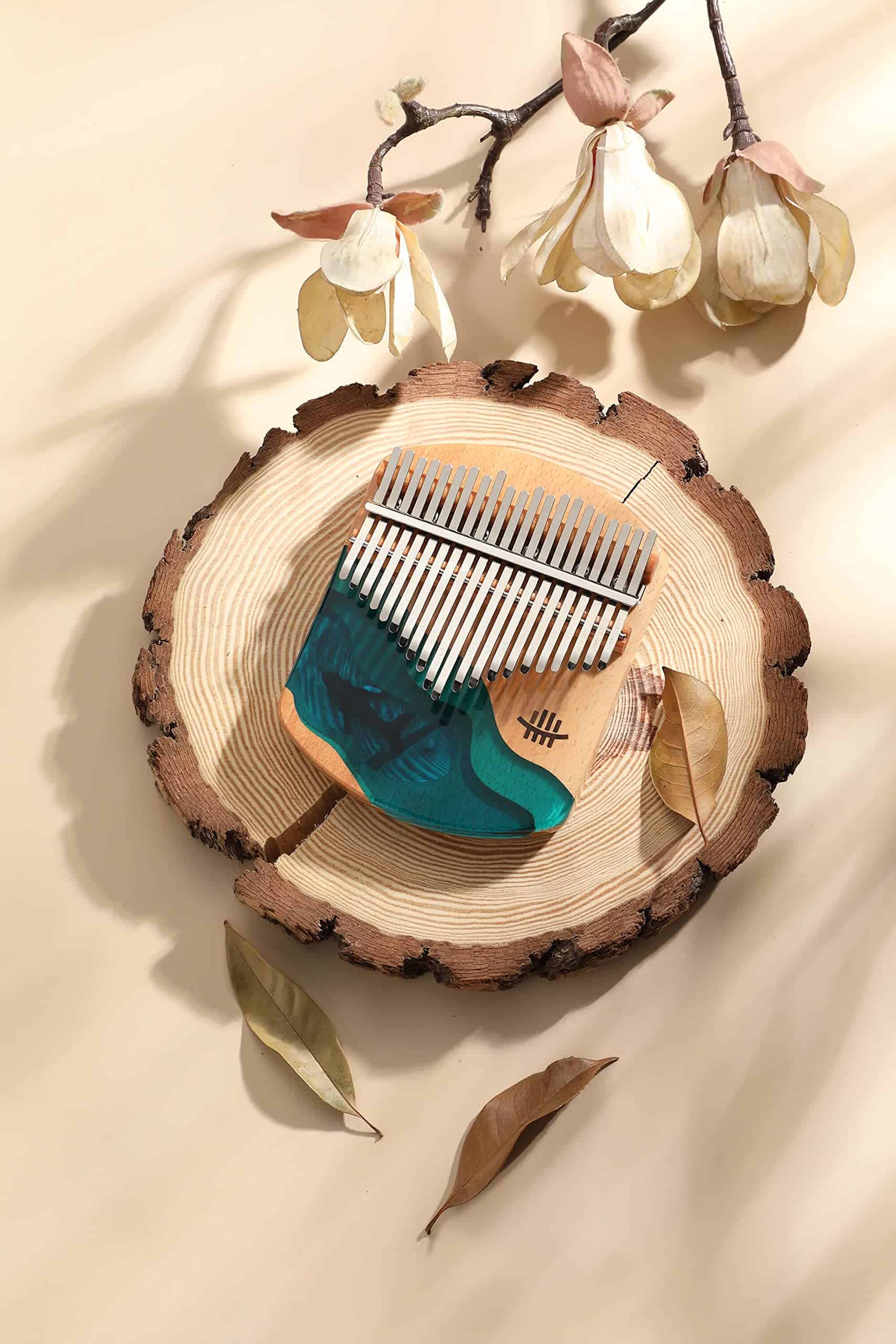 Kalimba Ocean 21 Teclas | Esquina Redonda Resina y Madera - Imagen 6