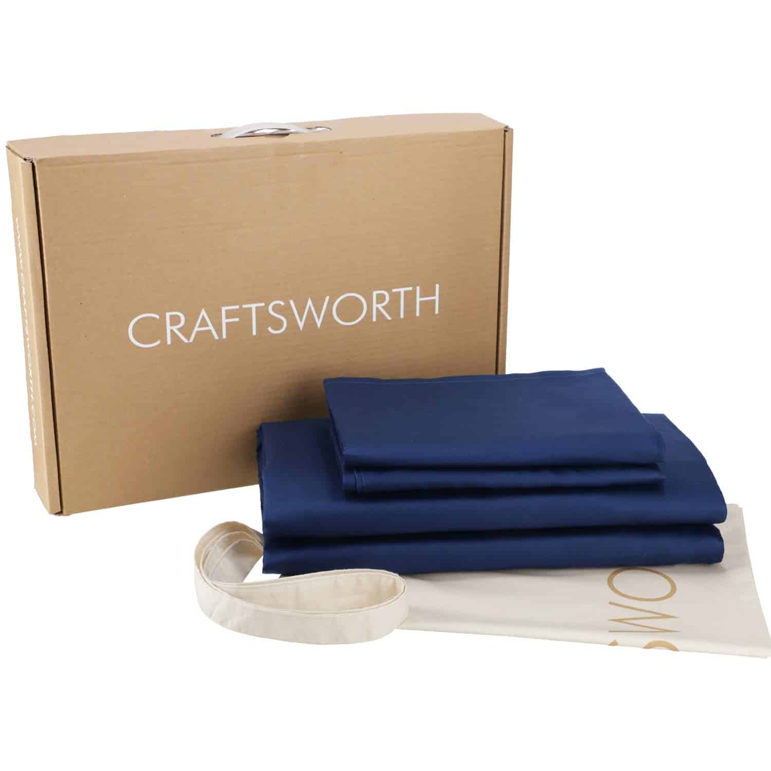 Juego de Sábanas King CRAFTSWORTH 100% Algodón Egipcio 4