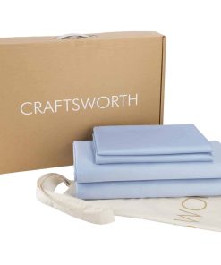 Juego de sábanas de algodón egipcio 100% CRAFTSWORTH Queen