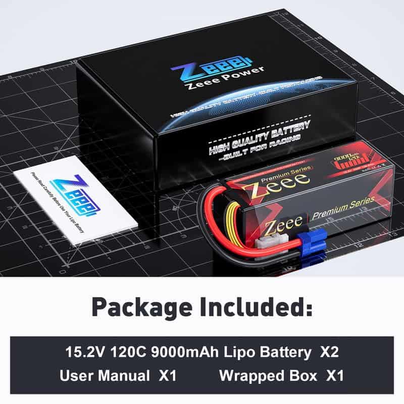 Batería Lipo Zeee Serie Premium 4S 9000mAh 15.2V HV Lipo - Imagen 7