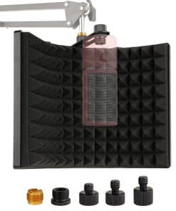 Pantalla de Aislamiento para Micrófono, Espuma Absorbente