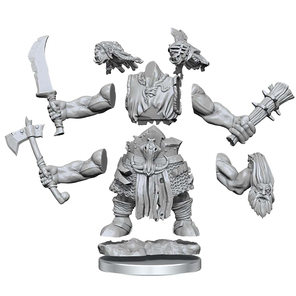 WizKids D&D Frameworks: Orcs - Sin pintar y desarmado - Imagen 5
