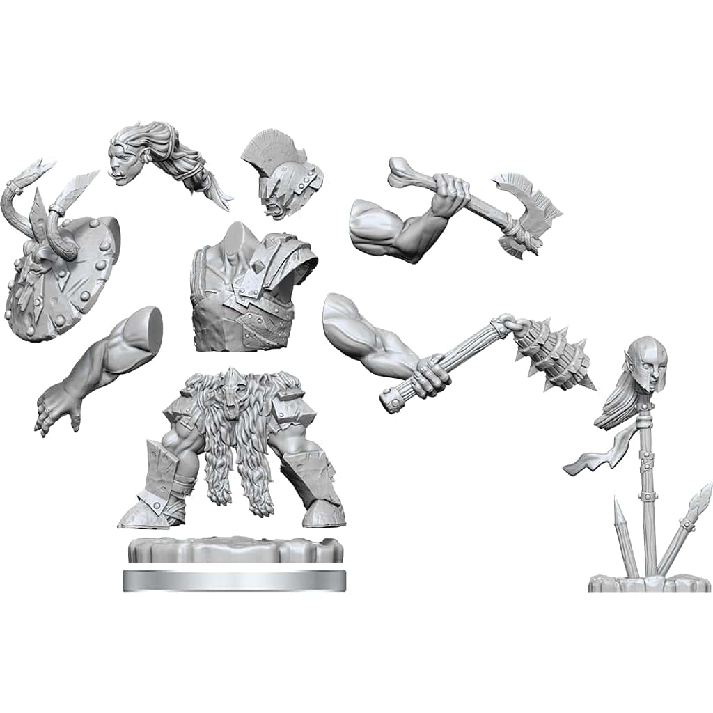 WizKids D&D Frameworks: Orcs - Sin pintar y desarmado - Imagen 9