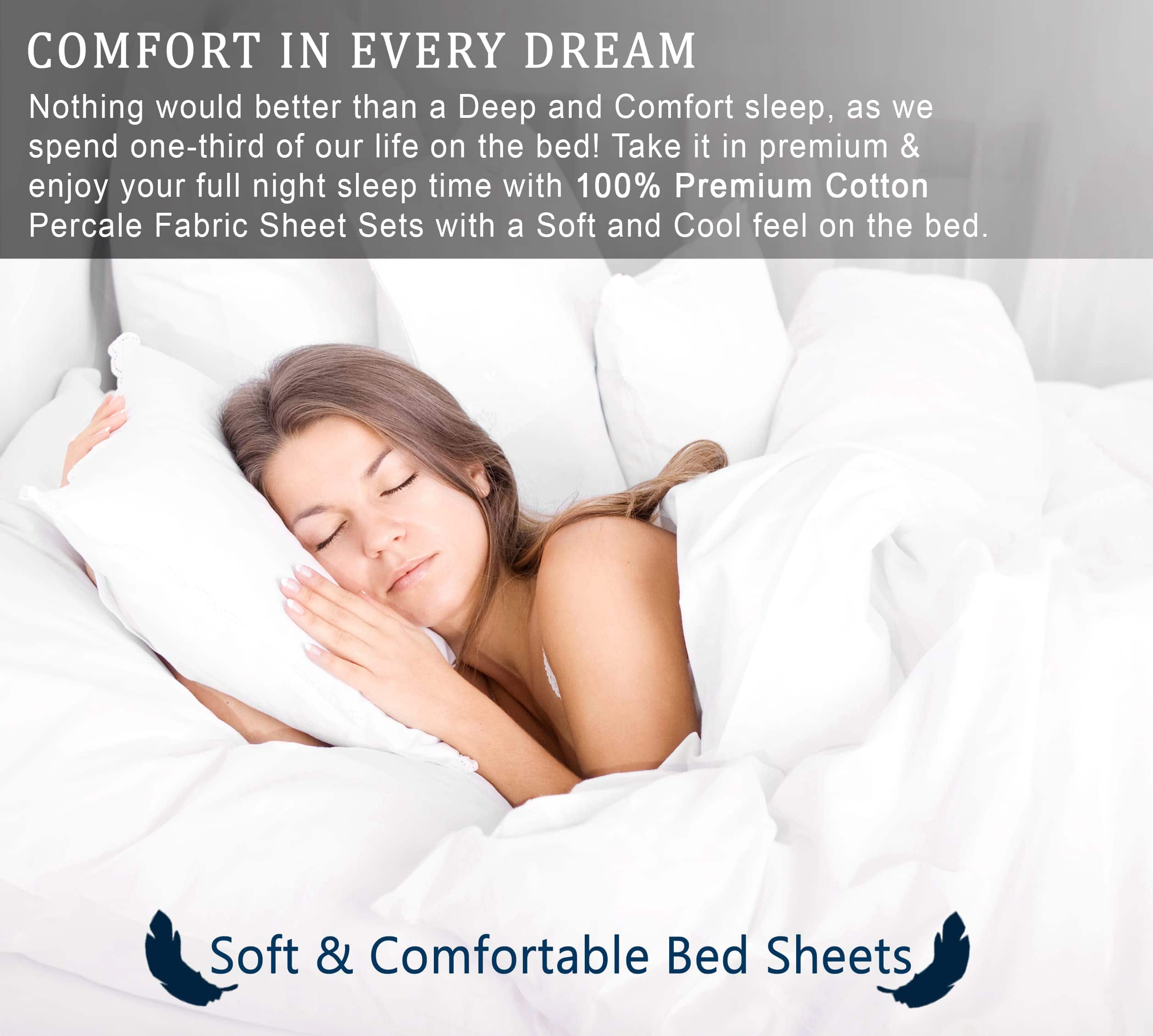 Juego de sábanas gemelas RUVANTI 100% -Diente de león - Imagen 9