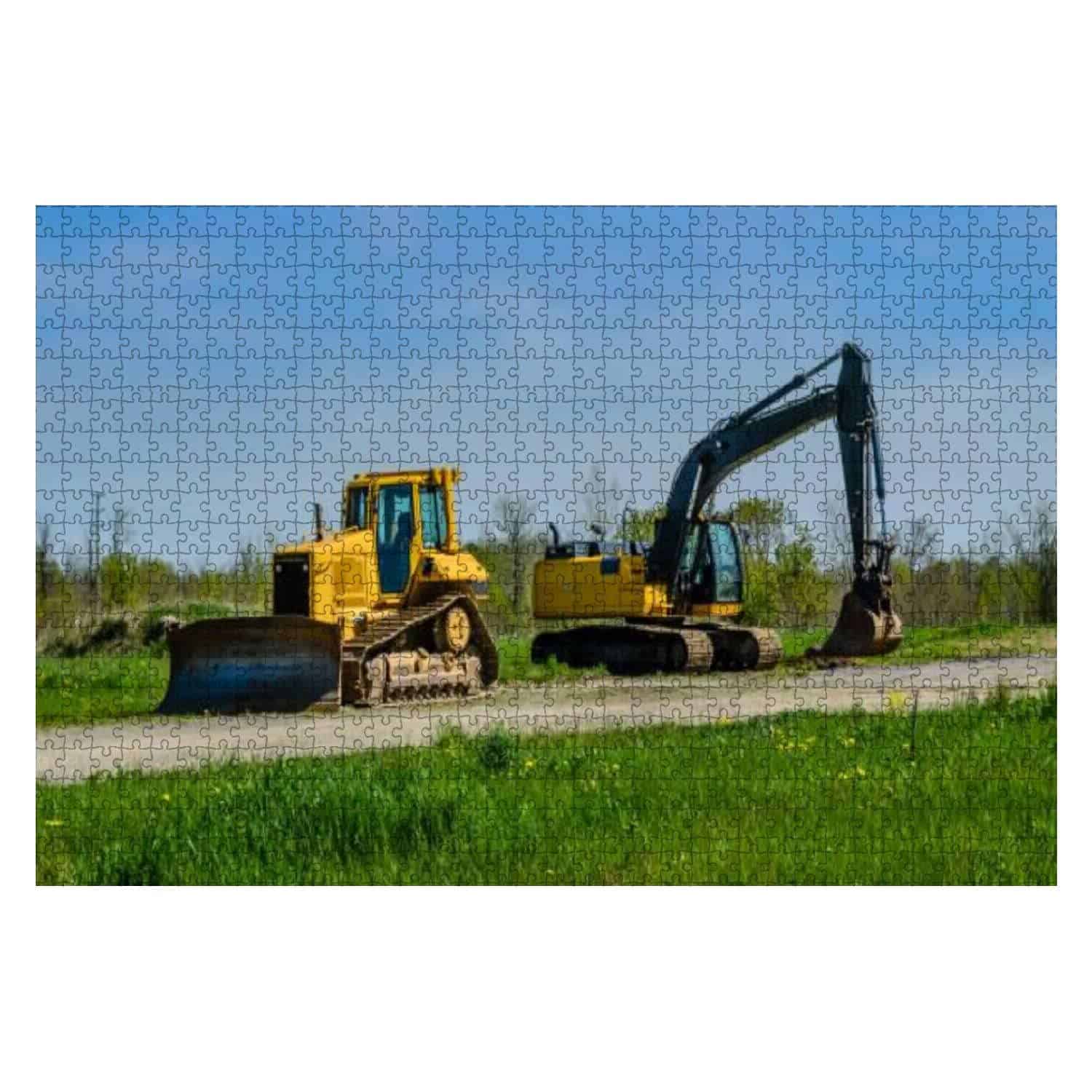 Rompecabezas de Madera 1000 Piezas Dos Piezas de Equipo