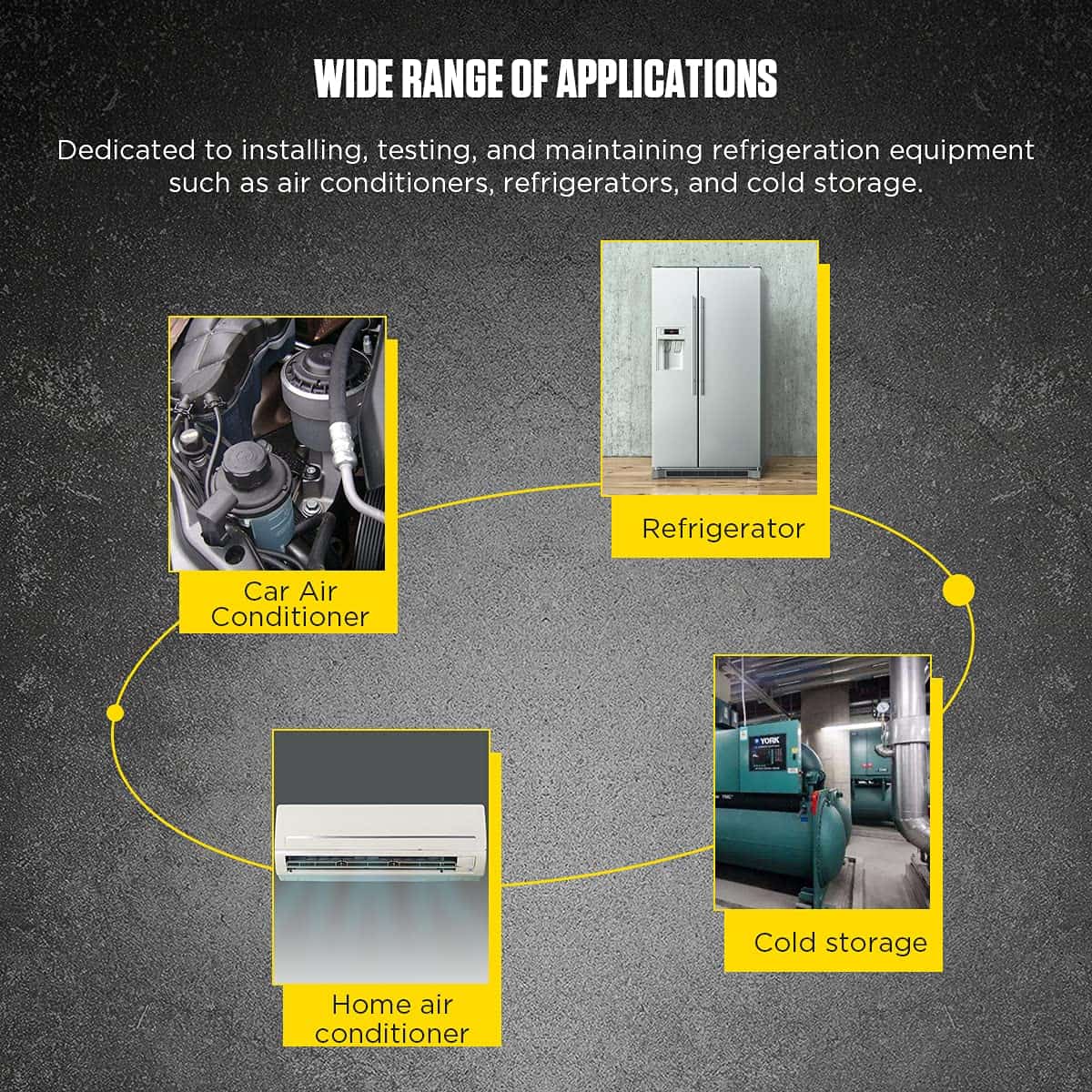 Juego de Medidores Manifold Digital para HVAC Sensor de - Imagen 8