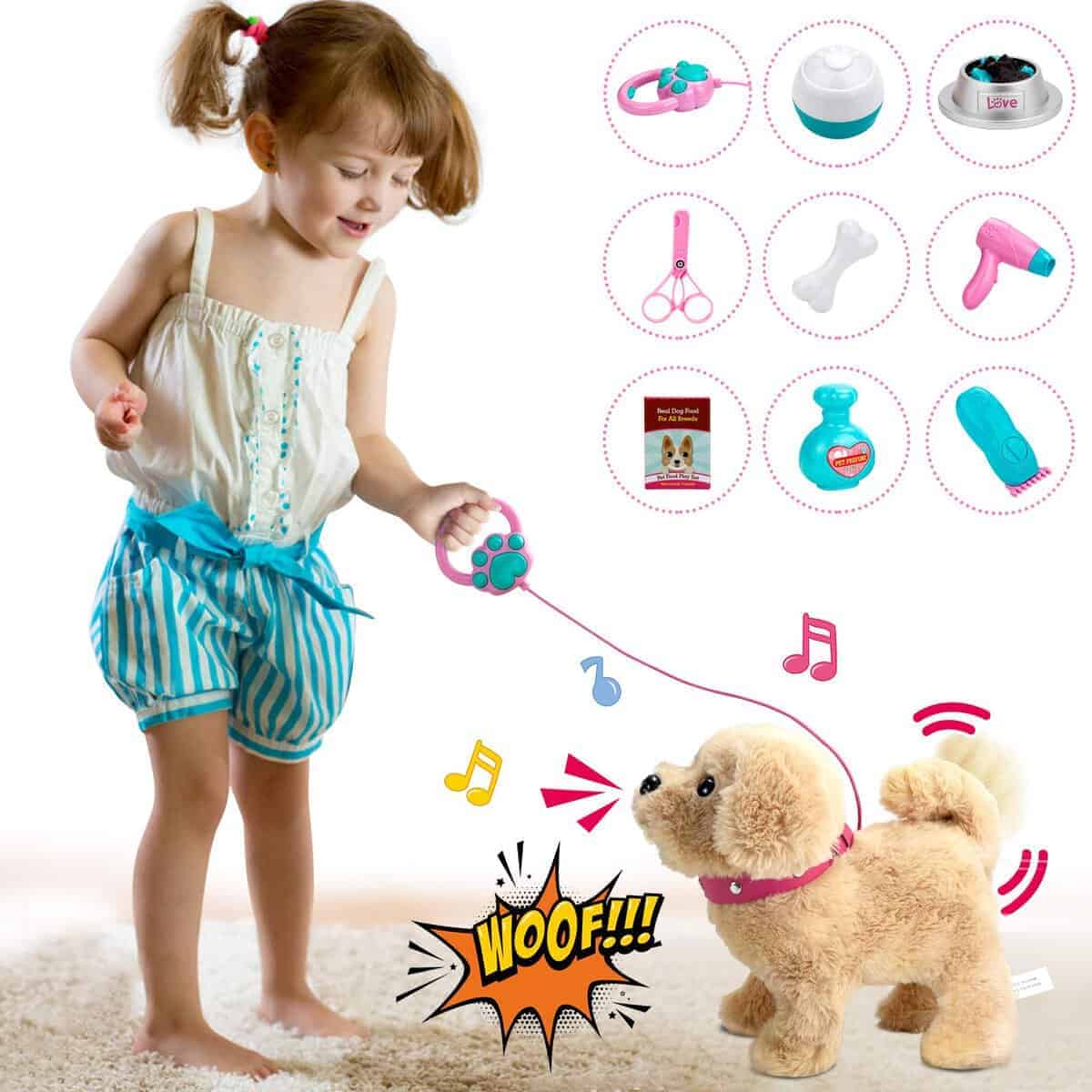 Peluche de Perrito Golden Retriever Parlante que Repite lo