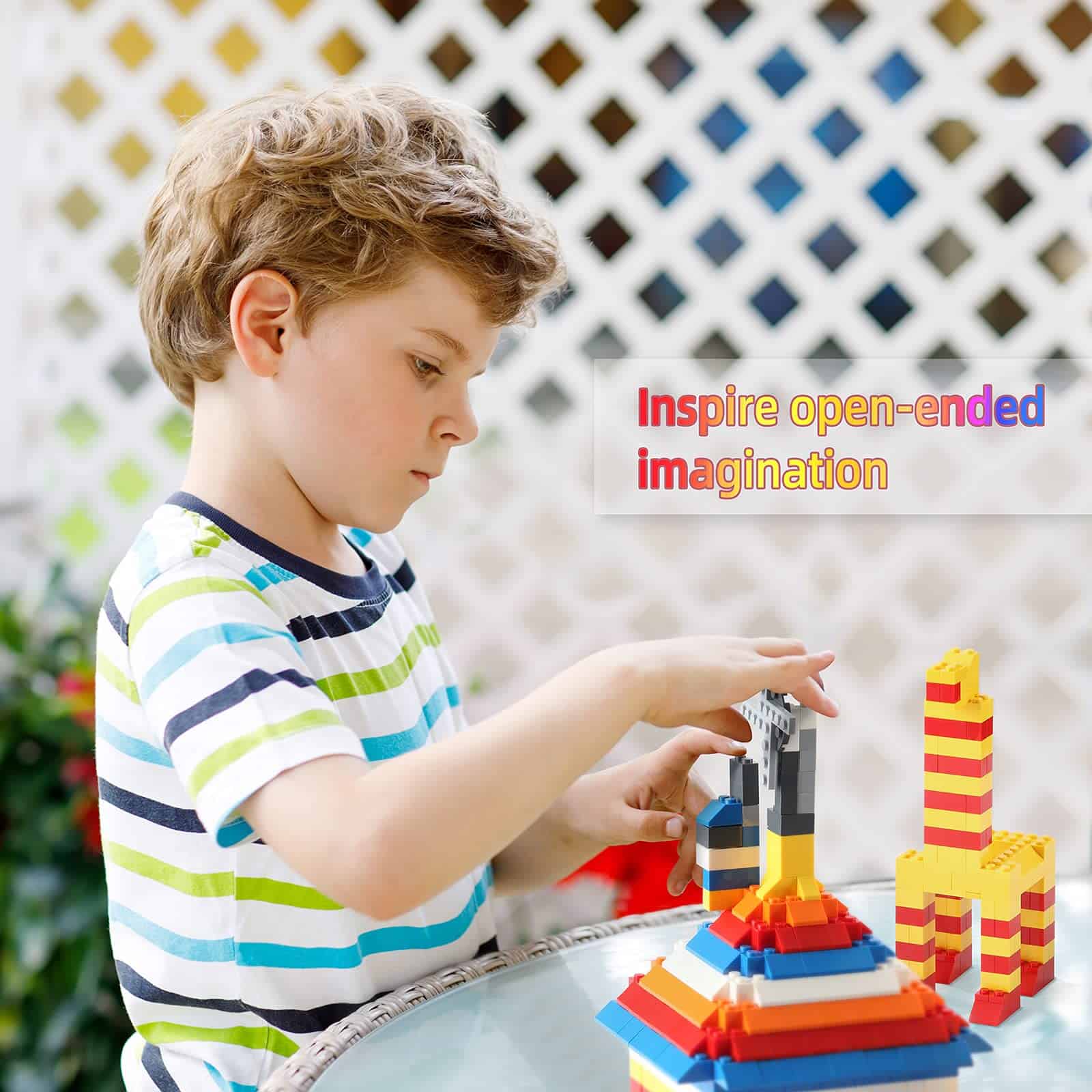 LOONGON Classic Brick Blocks Bulk Set, Juego de Ladrillos - Imagen 4