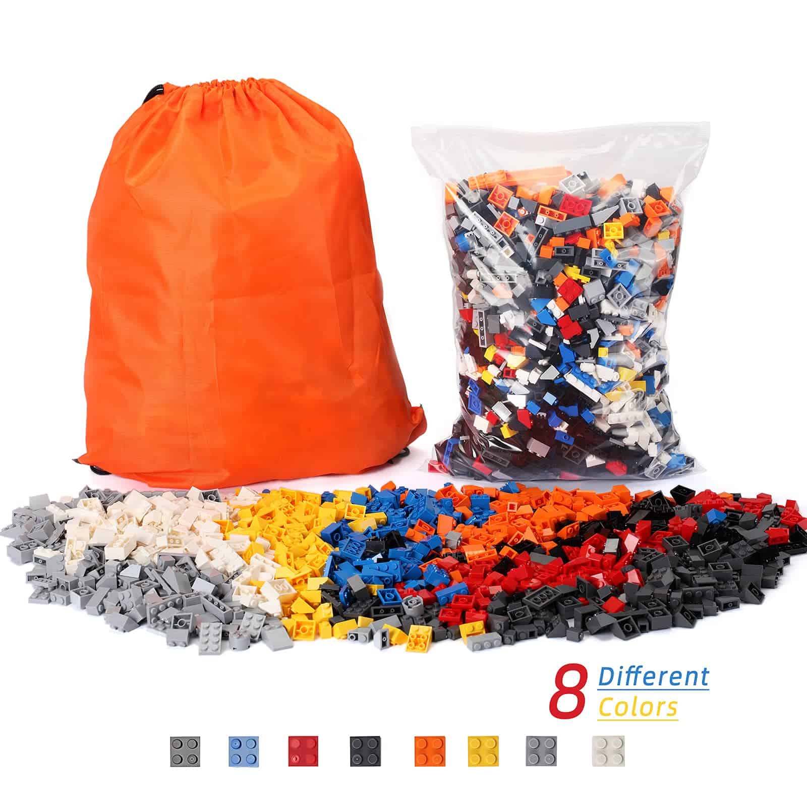 LOONGON Classic Brick Blocks Bulk Set, Juego de Ladrillos - Imagen 10