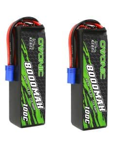 Batería de Lipo OVONIC 100C 4S 8000mAh 14.8V con Conector