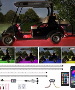 4 Piezas Luces de Neon para Carros de Golf ROLiGHTiC, Tira