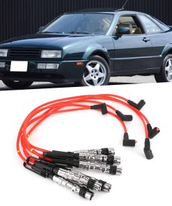 Cable de Bujía, 6 Piezas Cable de Encendido Rojo para