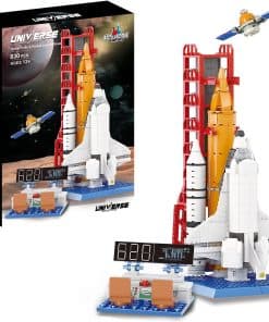 Set de bloques de construcción de la lanzadera espacial y