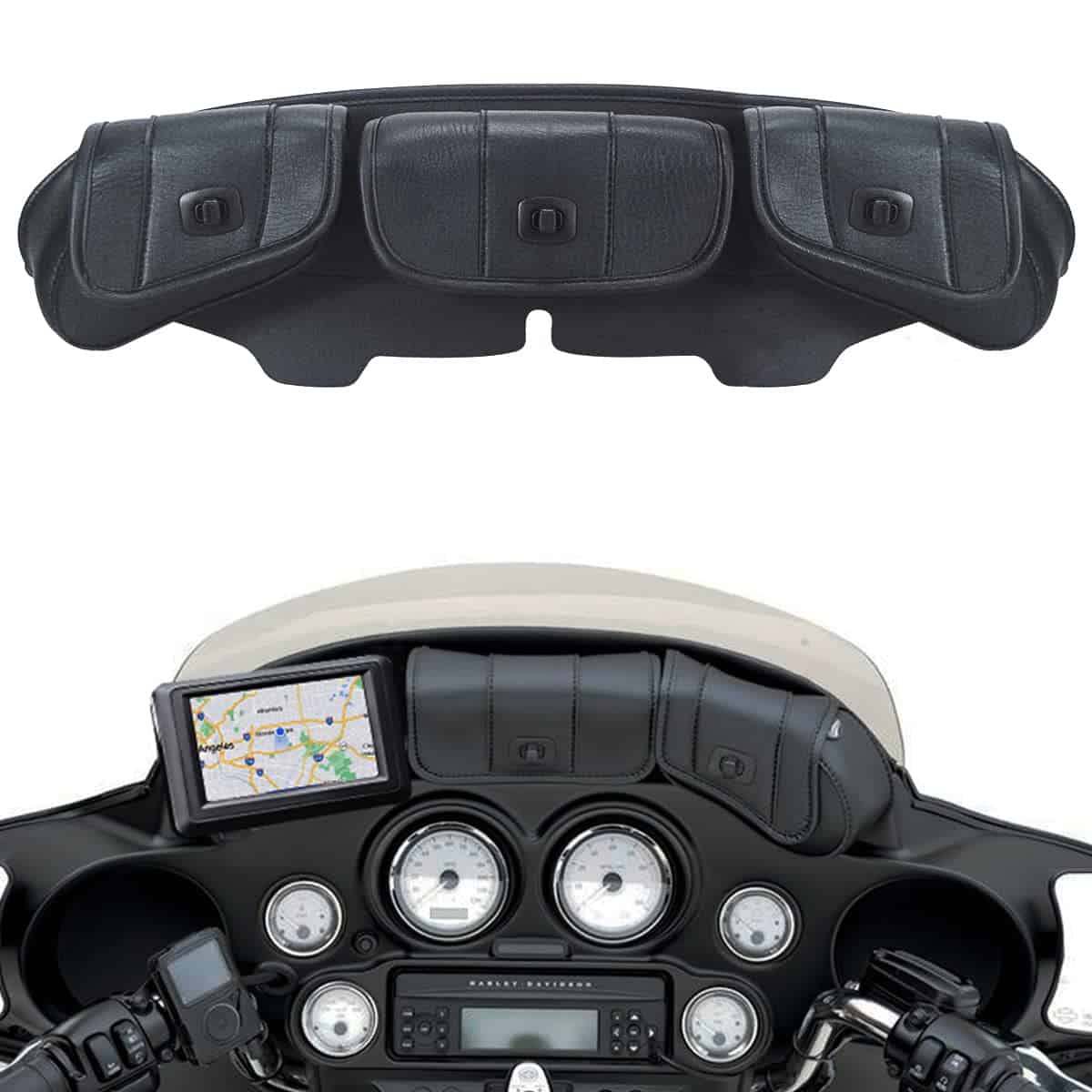 Bolsa de Parabrisas FOVPLUE, Bolsillo de Cúpula de Tres