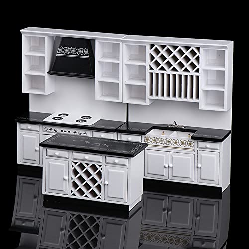 Set de Muebles de Cocina en Miniatura Escala 1:12 de madera - Imagen 4