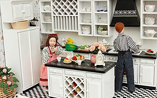 Set de Muebles de Cocina en Miniatura Escala 1:12 de madera - Imagen 8