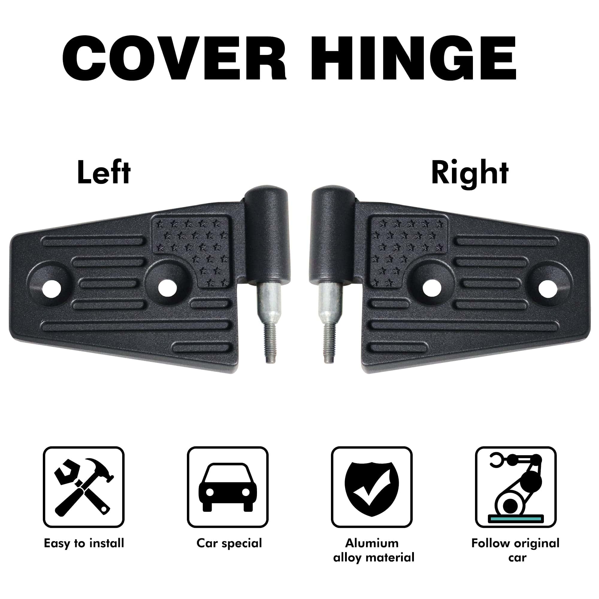 Kit de Bisagra de Puerta para Jeep Wrangler Unlimited - Imagen 4