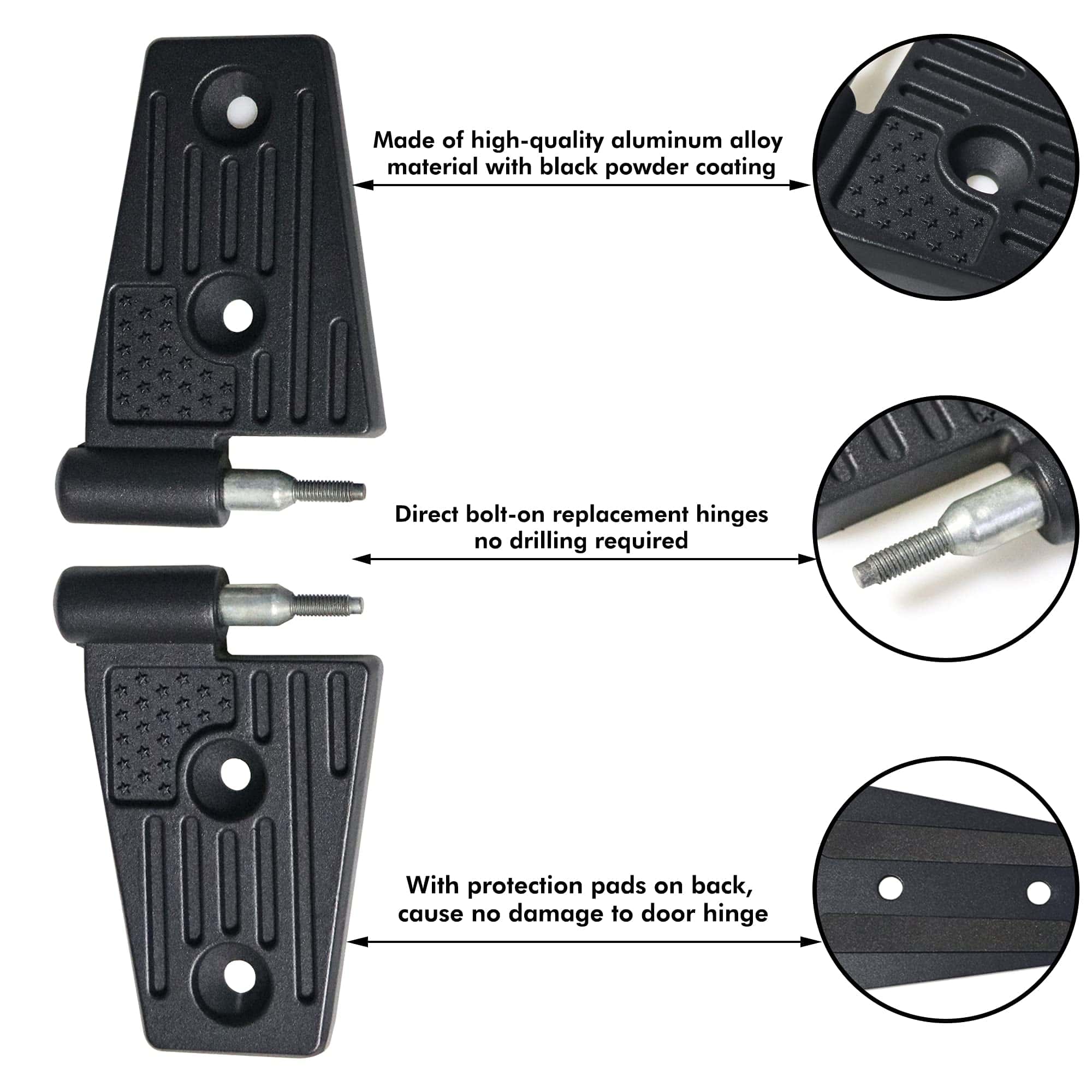 Kit de Bisagra de Puerta para Jeep Wrangler Unlimited - Imagen 3