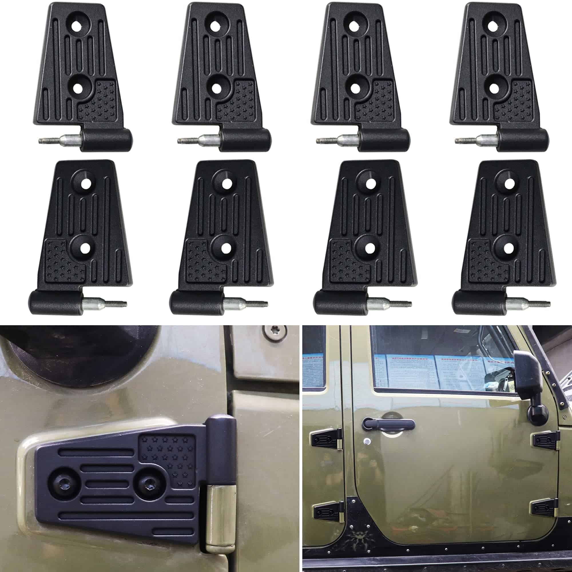 Kit de Bisagra de Puerta para Jeep Wrangler Unlimited