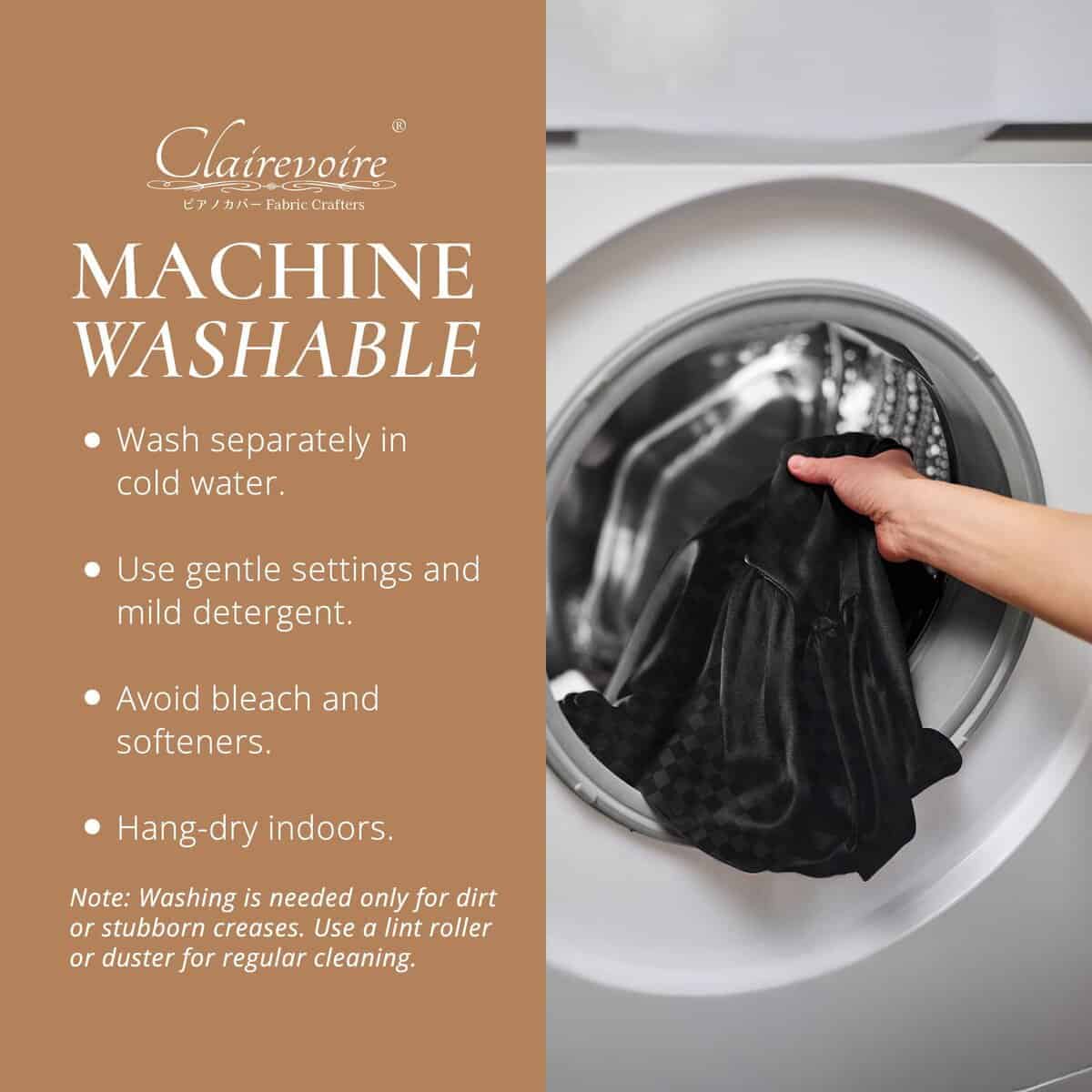 Clairevoire Funda para Piano Digital, Fundas -Ebano - Imagen 7