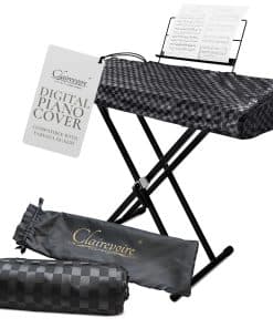 Clairevoire Waterproof Keyboard Piano Cover Cloth for