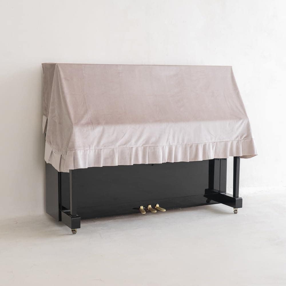 Cubierta de Piano Vertical Clairevoire -Champagne