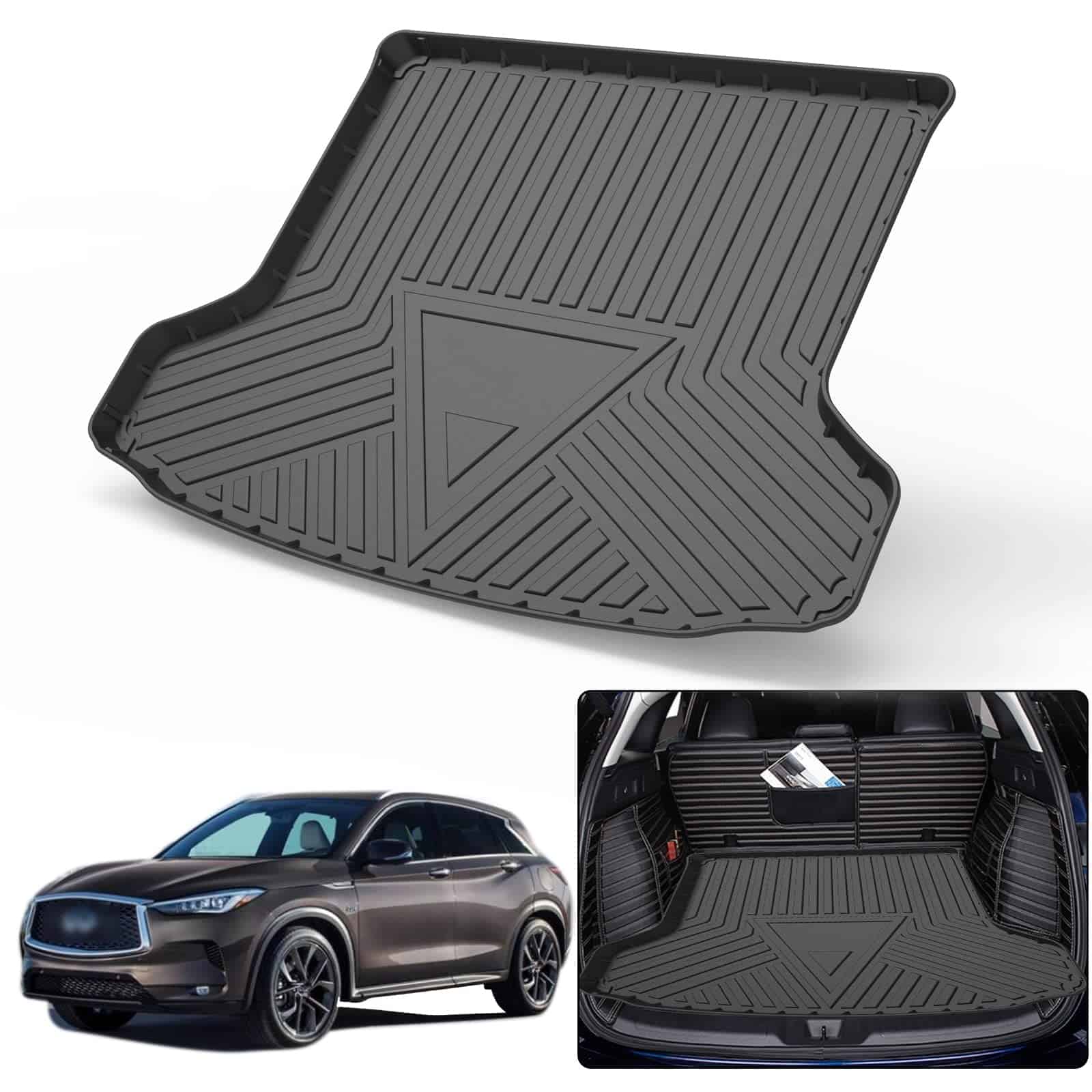 Forro de carga Elsetyler para 2021 2022 2023 QX50 - Negro