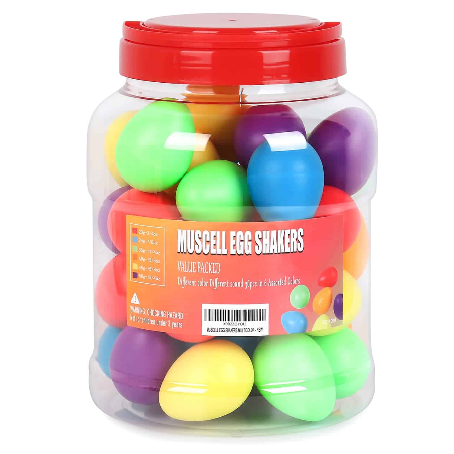 MUSCELL Egg Shakers, Instrumentos de Percusión Profesional