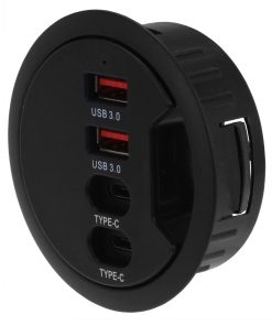 Sedna 60 cm Orificio de Ojal - en el Escritorio - USB 3.2