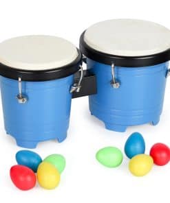 MUSCELL Bongos para Niños, 5" y 6" Tambores Pequeños de