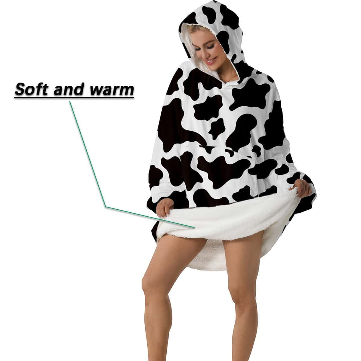 Manta con Capucha Darrenvan para Adultos y Niños Navideños - Imagen 6