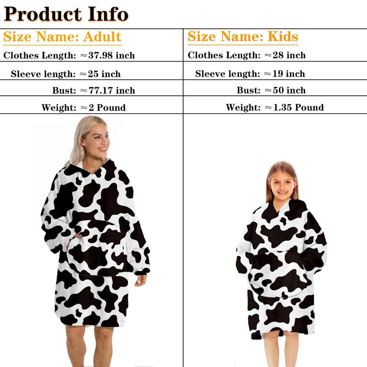 Manta con Capucha Darrenvan para Adultos y Niños Navideños - Imagen 3