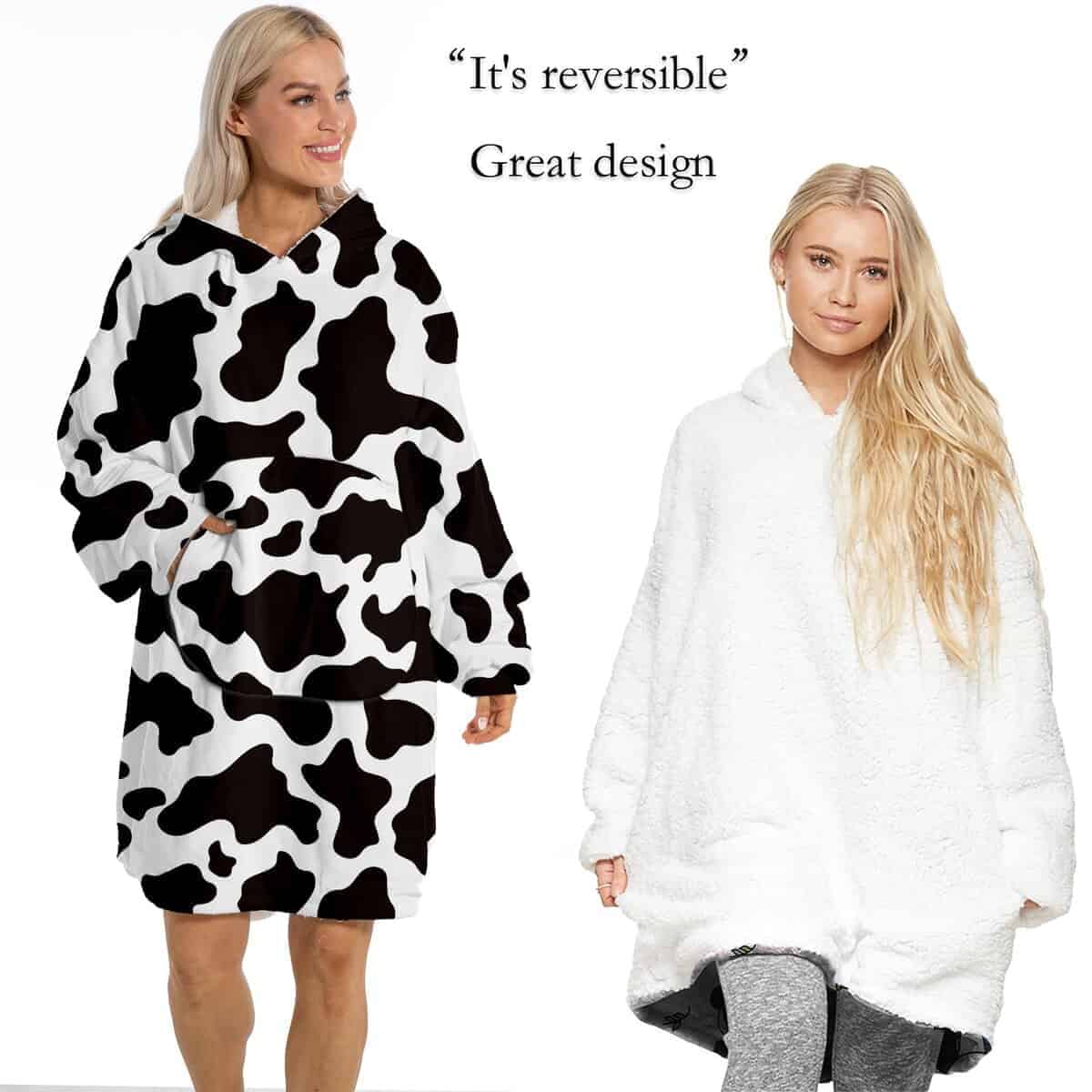 Manta con Capucha Darrenvan para Adultos y Niños Navideños - Imagen 4