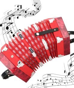 Acordeón Concertina de Madera Maciza, Acordeón Profesional