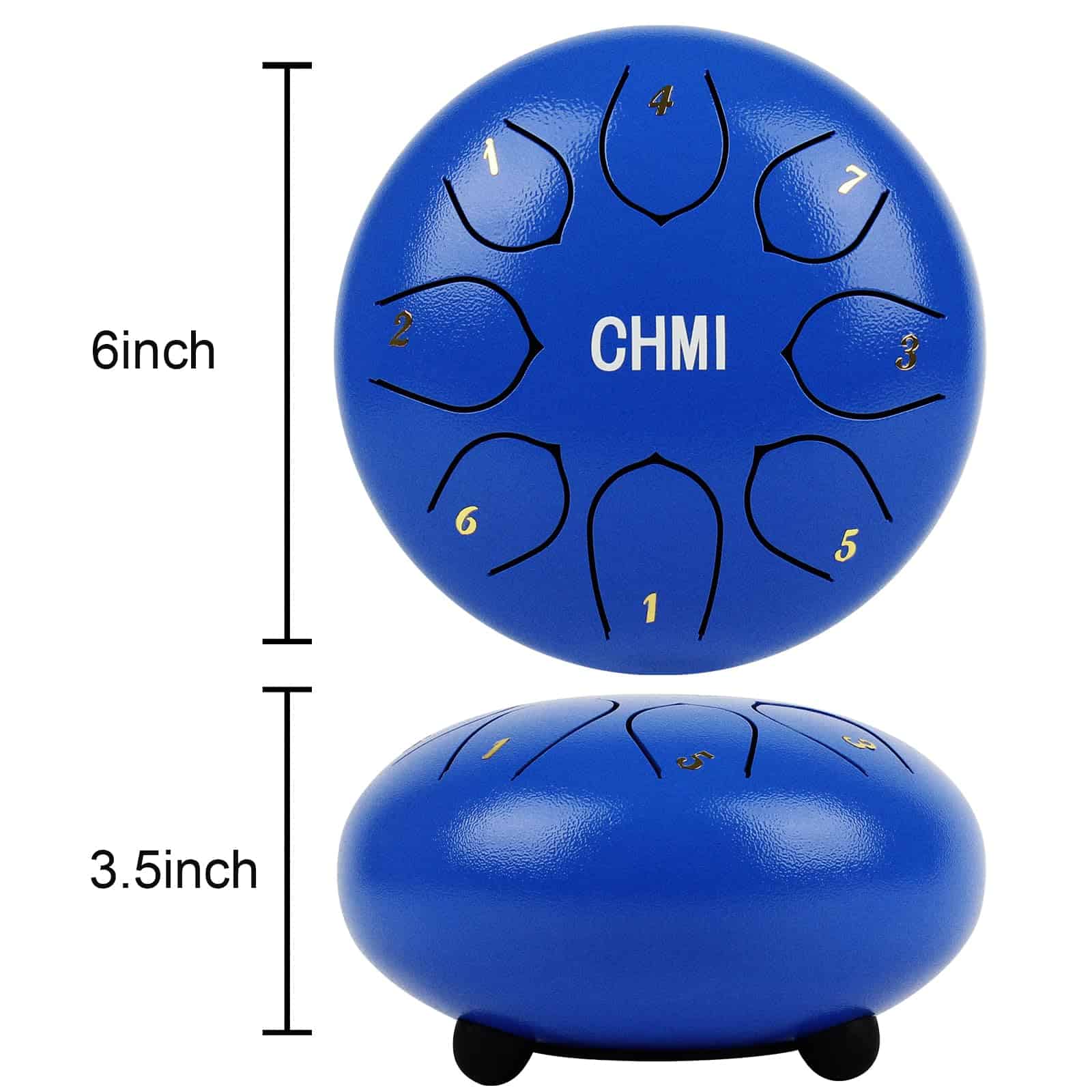 Steel Tongue Drum, CHMI 8 Notas 6 pulgadas Instrumento de - Imagen 4