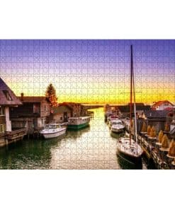 Rompecabezas de Madera 1000 Piezas Atardecer en Leland