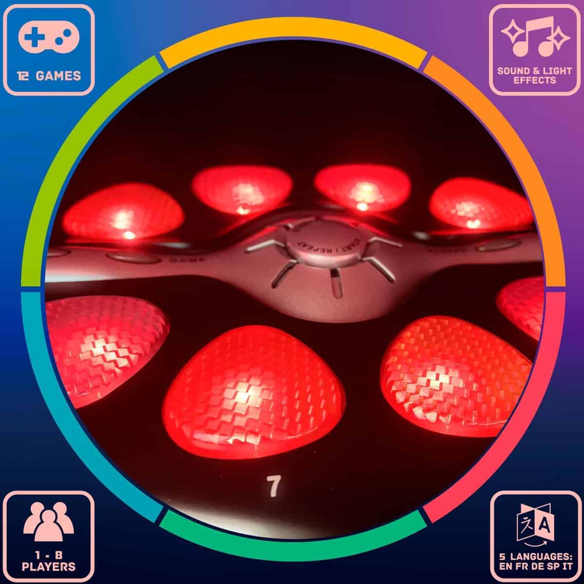 Juego de Memoria Electrónico iCore, Juegos Portátiles para - Imagen 4