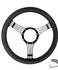 Volante de dirección X-AVION 14" X2 '' Anodizado Negro GM