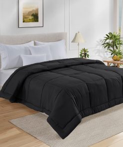 Edredón Negro Tamaño King - Alternativa al Edredón de Pluma