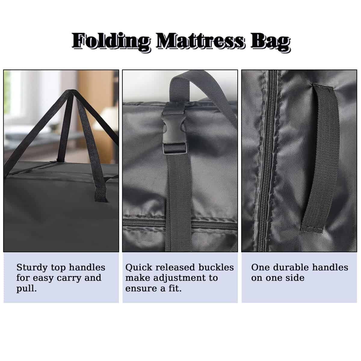 Bolsa de Almacenamiento para Colchón Plegable Andacar, - Imagen 5