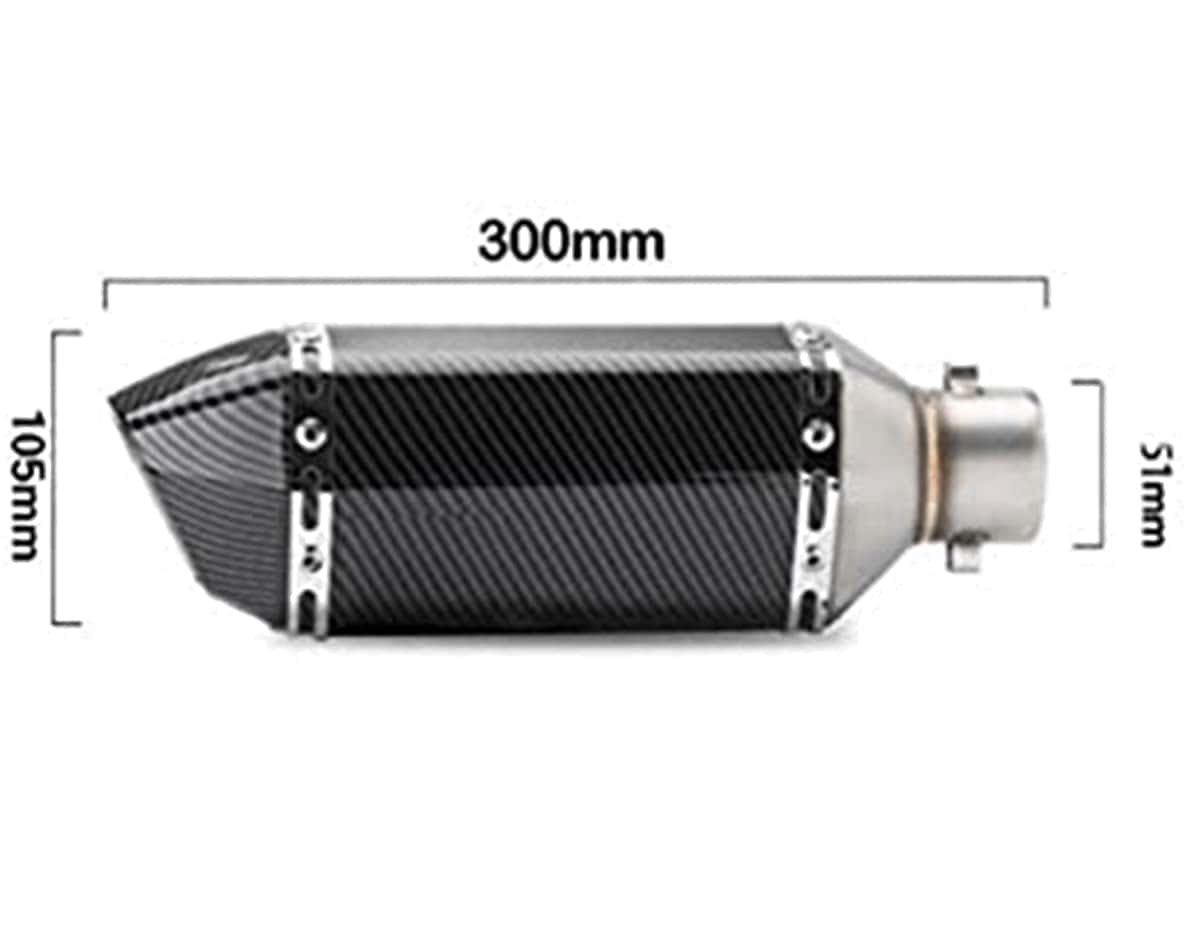 Silenciador Anngo para motor GY6 de scooter moped ATV de - Imagen 3