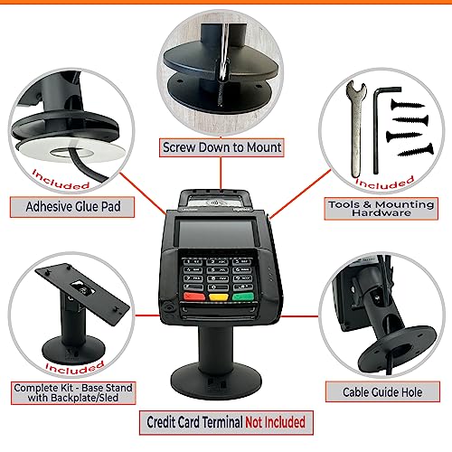 Base Giratoria para Pax Q30 - Gira e Inclina - Kit Completo - Imagen 4