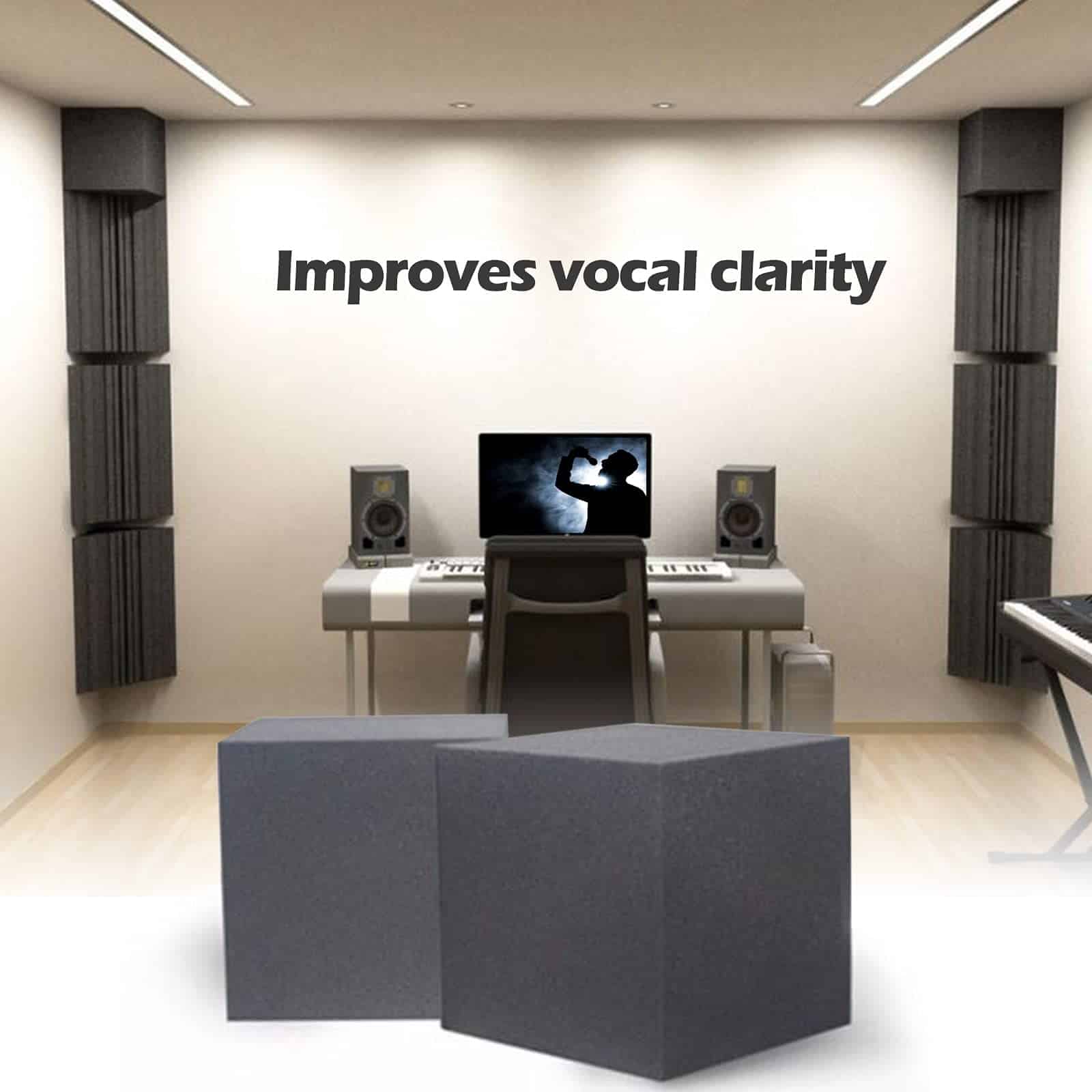 Trampa de Bajos 7.8 x 7.8 x 7.8 Pulgadas, Esquina de Espuma - Imagen 6