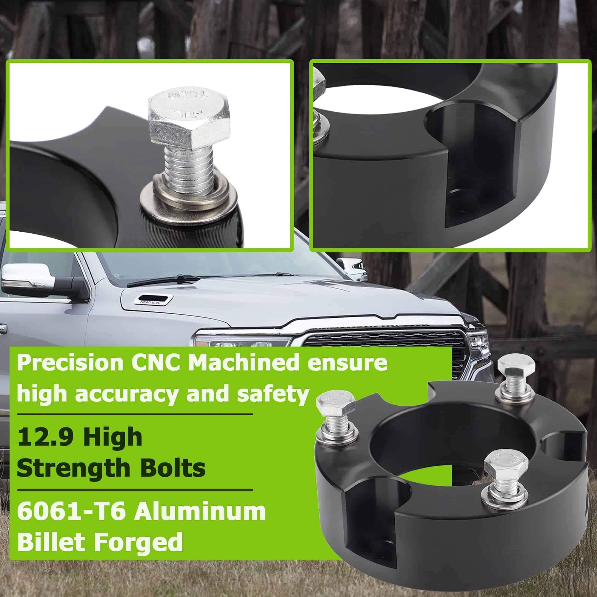 Kit de Elevación Frontal de 3" y Trasera de 2" para Toyota - Imagen 6