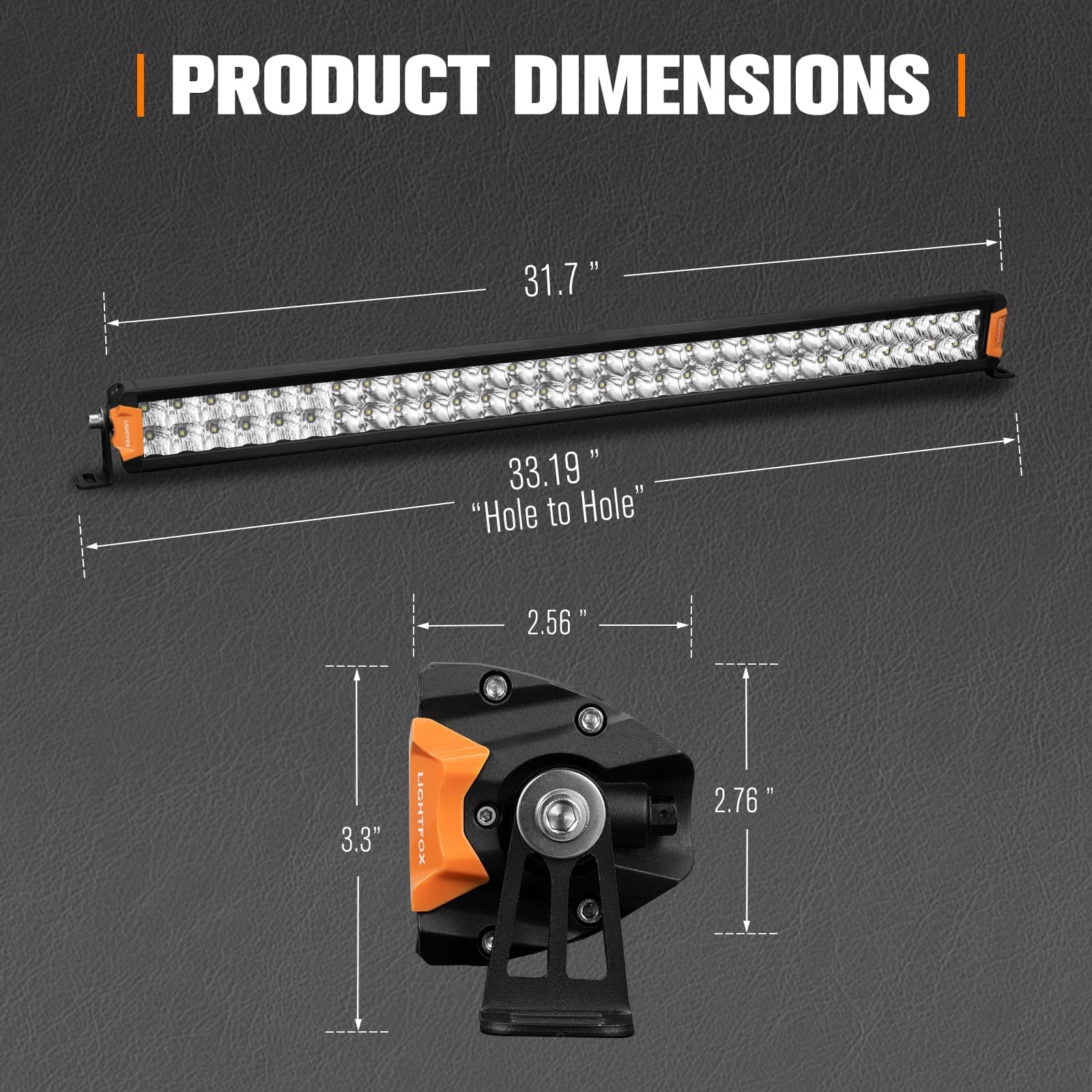 Barra de luz LED LIGHTFOX de 30 pulgadas con conector DT - - Imagen 3